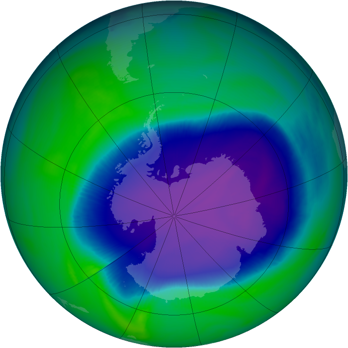 Ozone Map 2006-10-27